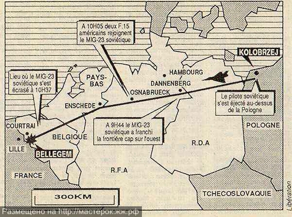 1989.07.04_(беспилотный_МИГ-23,_свалившийся_в_Бельгии)_маршрут.jpg